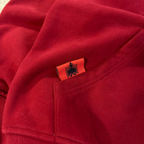 ALBANIA HOODIE CRIMSON RED