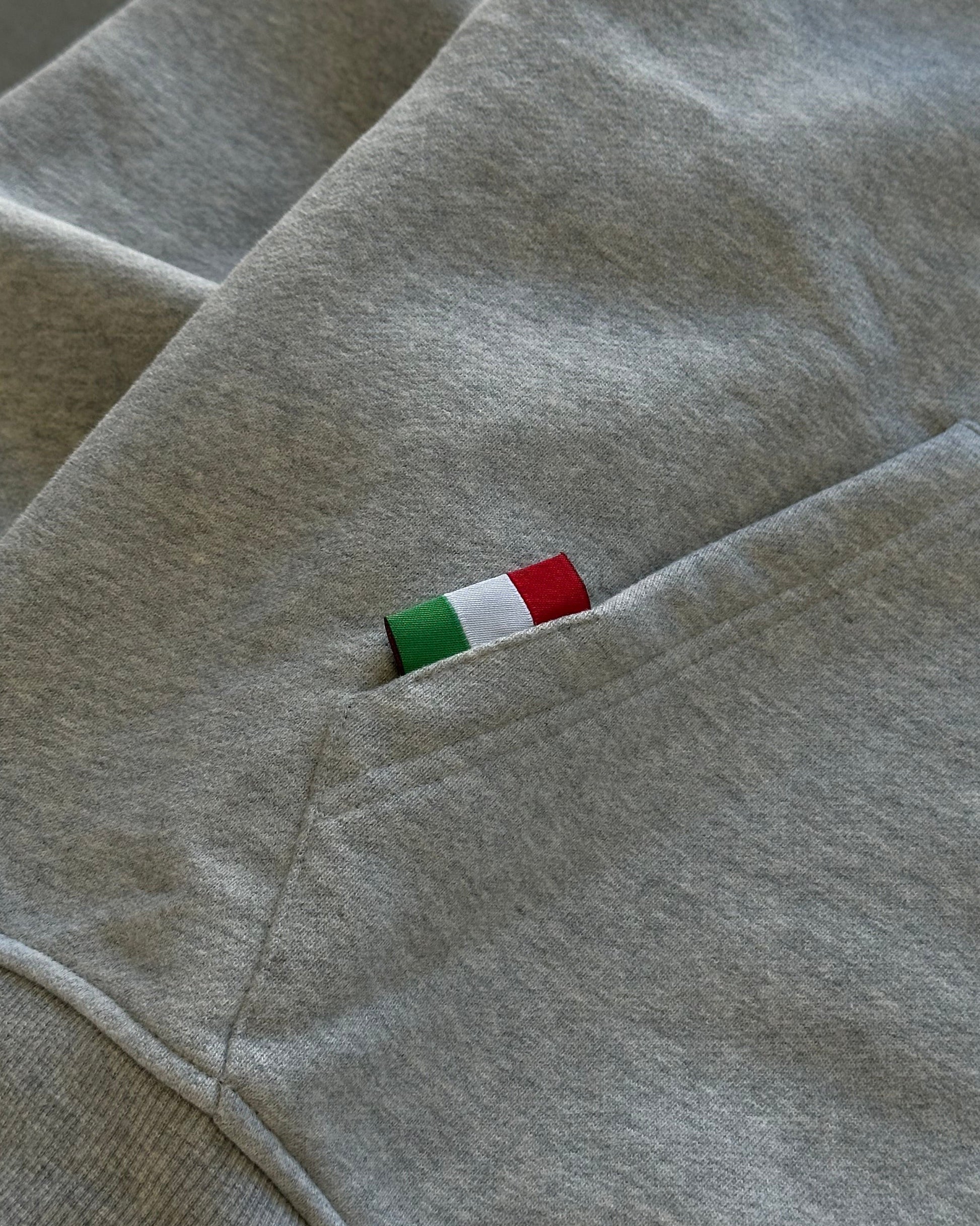 ITALIA ZIPPER - GREY