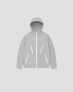 LEOPARD WATER REACTIVE RAIN JACKET - GREY