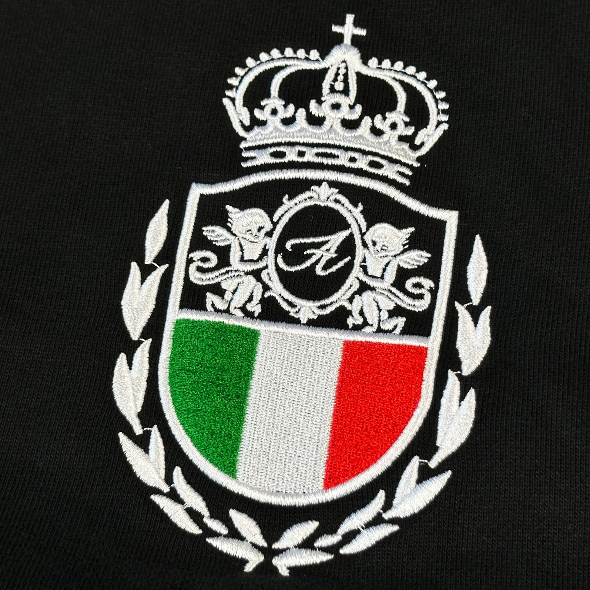 ITALIA ZIP JOGGER BLACK