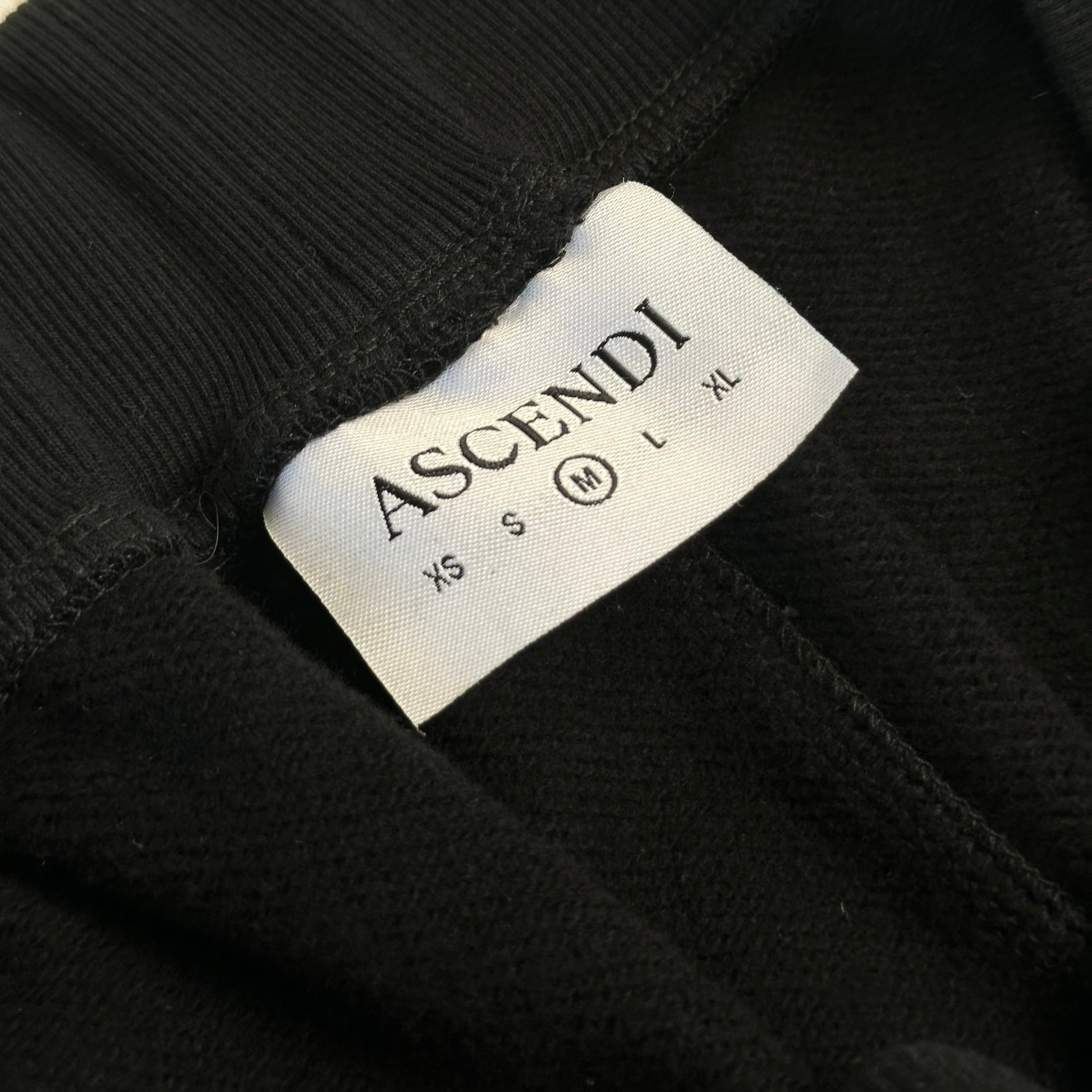 ITALIA ZIP JOGGER BLACK