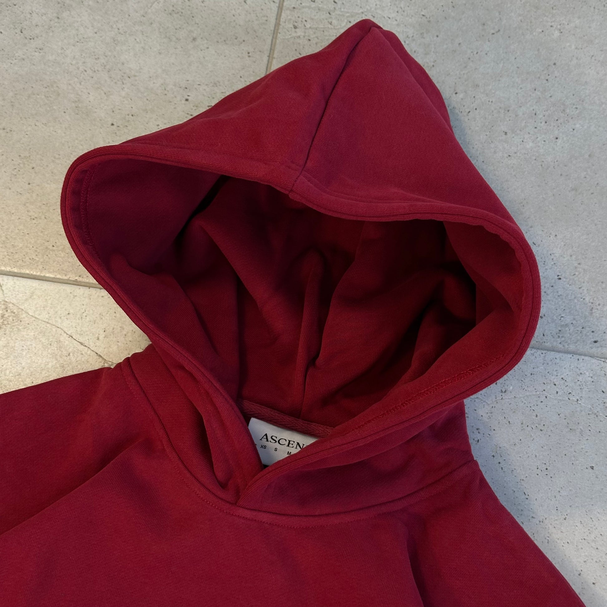 ALBANIA HOODIE CRIMSON RED