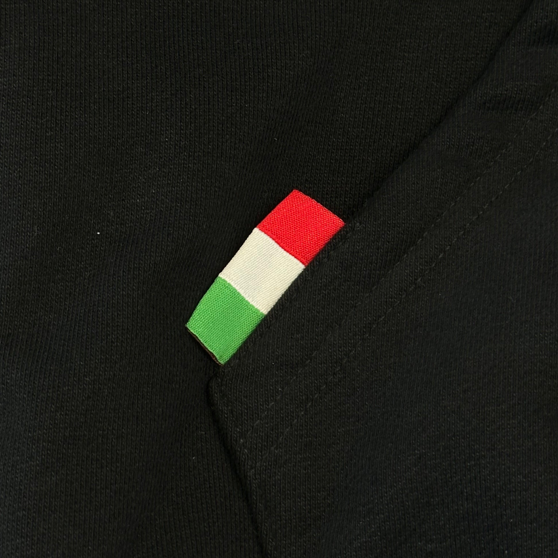 ITALIA HOODIE BLACK