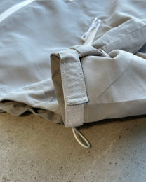 LEOPARD WATER REACTIVE RAIN JACKET - GREY