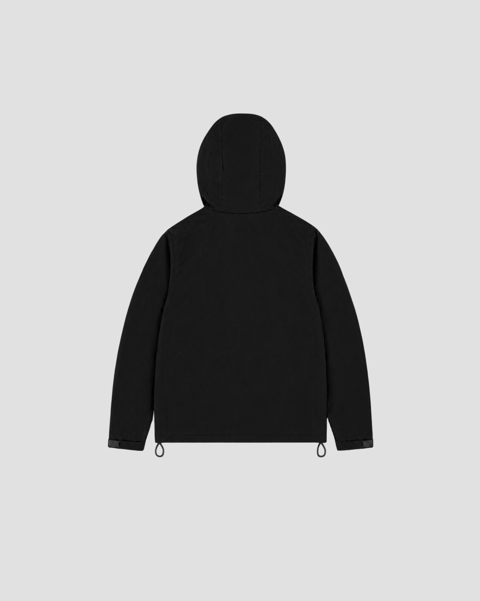 LEOPARD WATER REACTIVE RAIN JACKET - BLACK