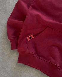 ALBANIA HOODIE - CRIMSON RED