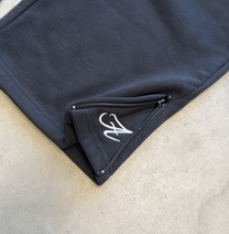 ITALIA ZIP JOGGER BLACK