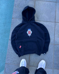 CROATIA HOODIE - NAVY