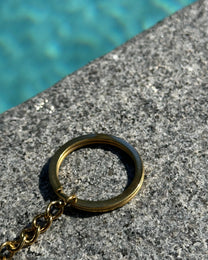 CROATIA KEYCHAIN - GOLD