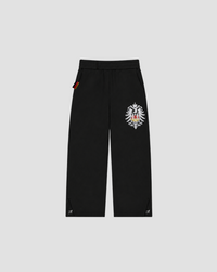 GERMAN ZIP JOGGER - BLACK