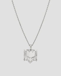 ALBANIA EAGLE CHAIN - SILVER