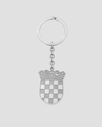 CROATIA KEYCHAIN - SILVER