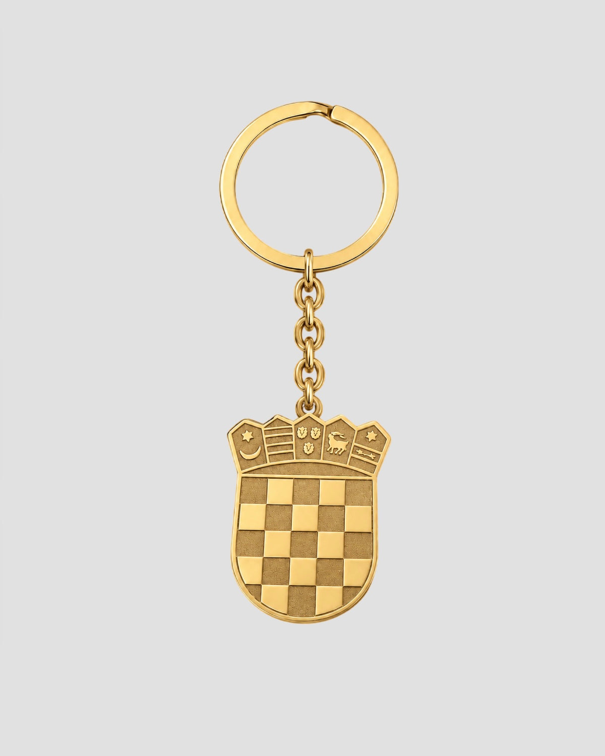 CROATIA KEYCHAIN - GOLD