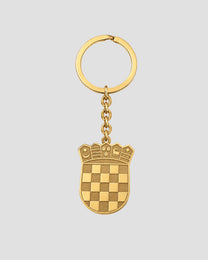 CROATIA KEYCHAIN - GOLD