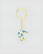 GREECE KEYCHAIN - GOLD