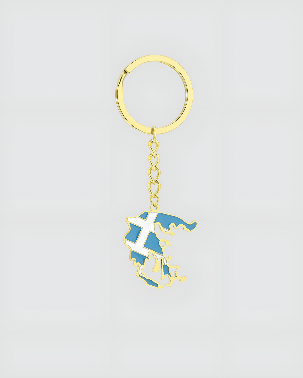 GREECE KEYCHAIN - GOLD