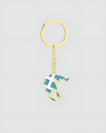 GREECE KEYCHAIN - GOLD