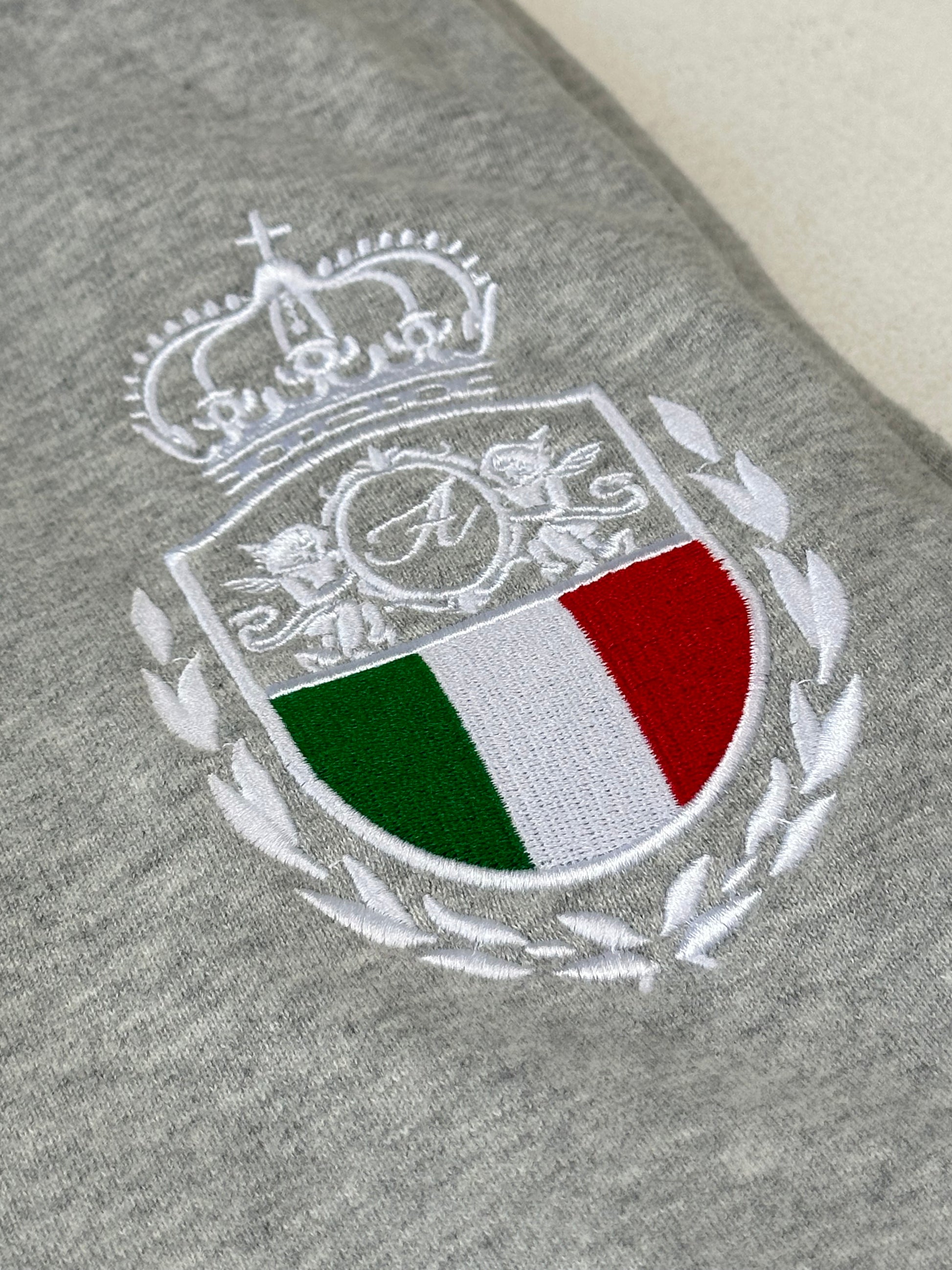 ITALIA ZIP JOGGER - GREY