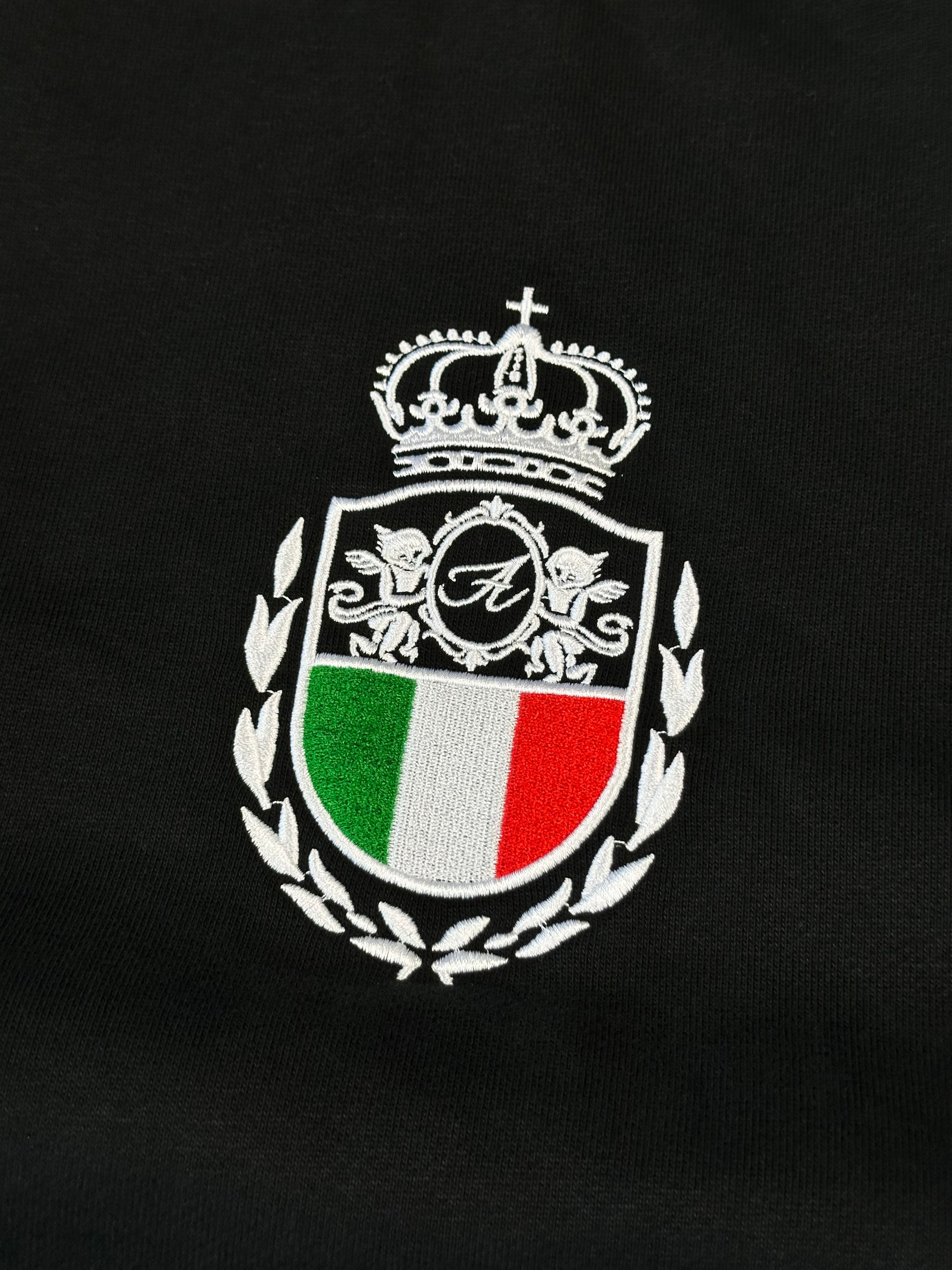 ITALIA HOODIE - BLACK