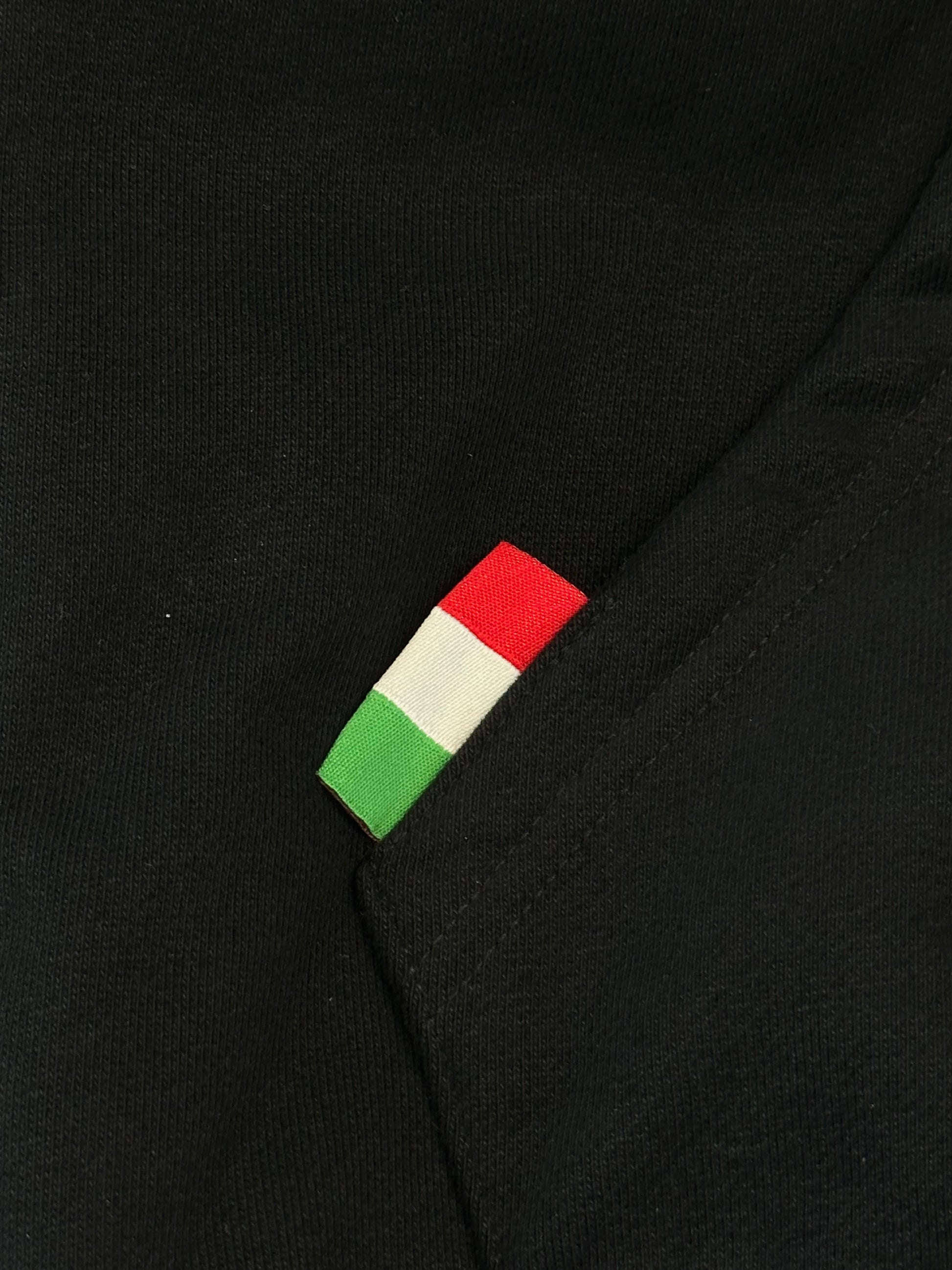 ITALIA HOODIE - BLACK
