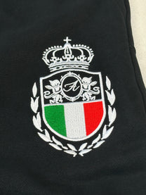 ITALIA ZIP JOGGER - BLACK