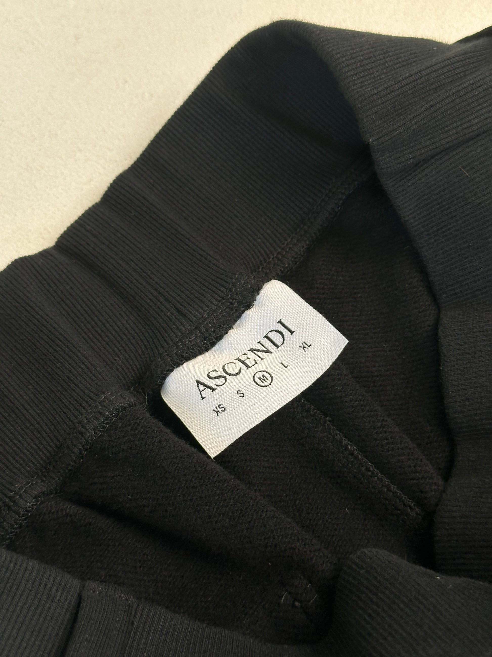 GERMAN ZIP JOGGER - BLACK