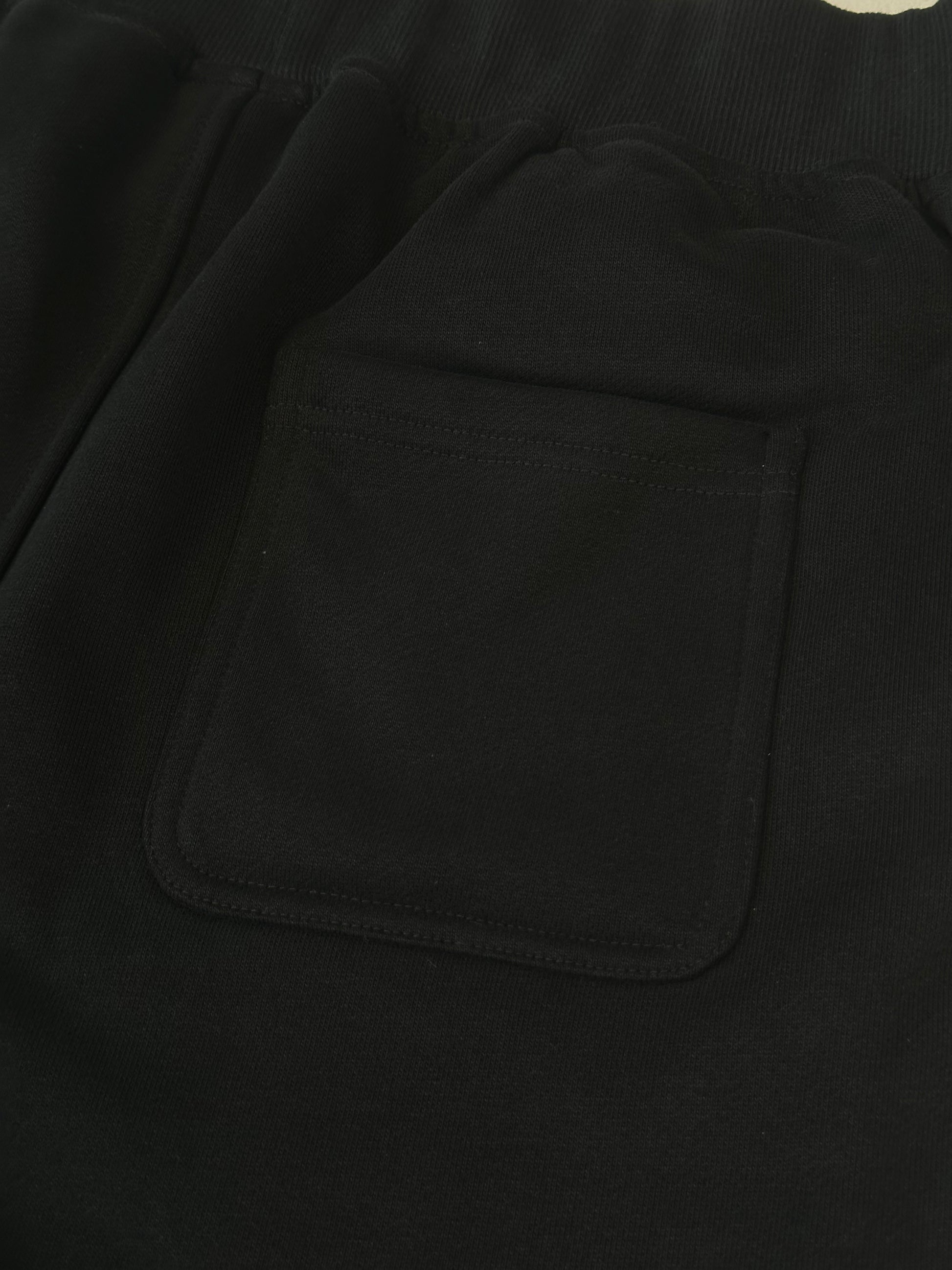 ITALIA ZIP JOGGER - BLACK