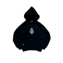 ITALIA HOODIE BLACK
