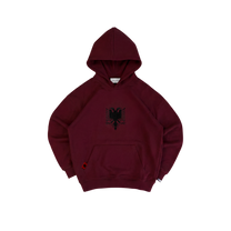 ALBANIA HOODIE CRIMSON RED