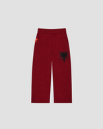 ALBANIA ZIP JOGGER - CRIMSON RED