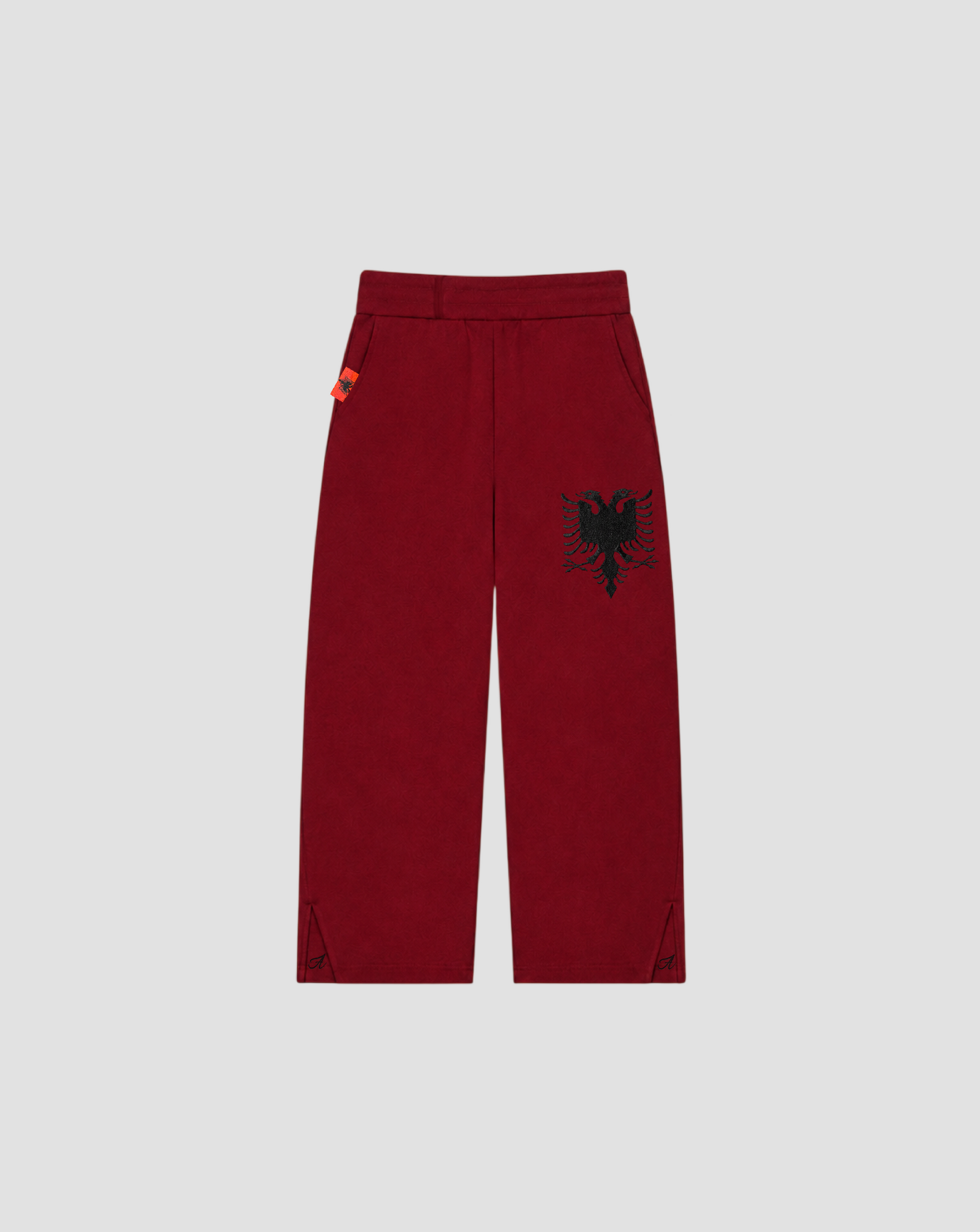 ALBANIA ZIP JOGGER - CRIMSON RED